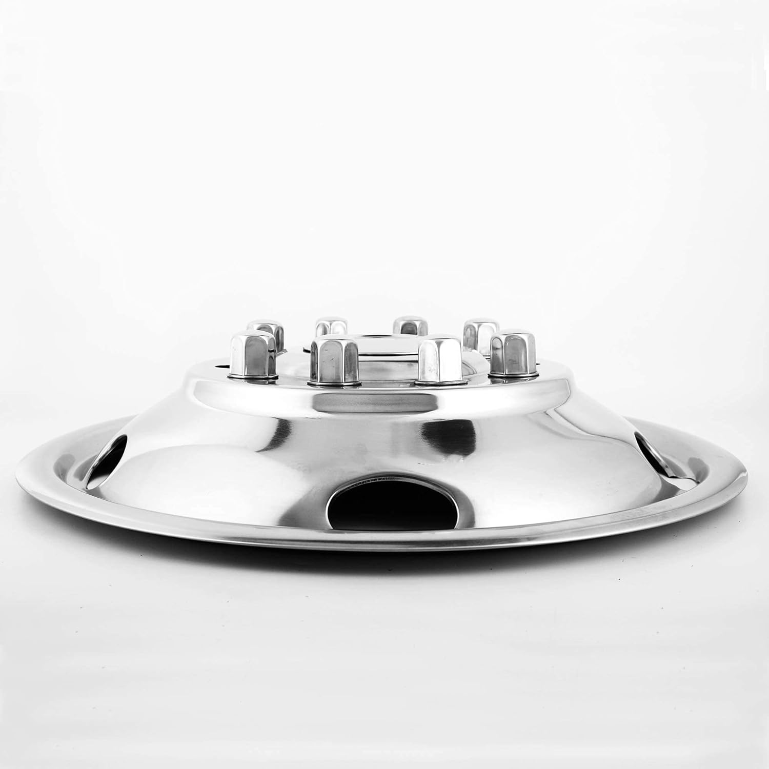 Kucaruce Set of 4 19.5 10 Lug Wheel Skins Hub Caps Rim Covers Stainless Steel Wheel Simulators For 2008-2020 R_a_m 4500 5500 Pickup