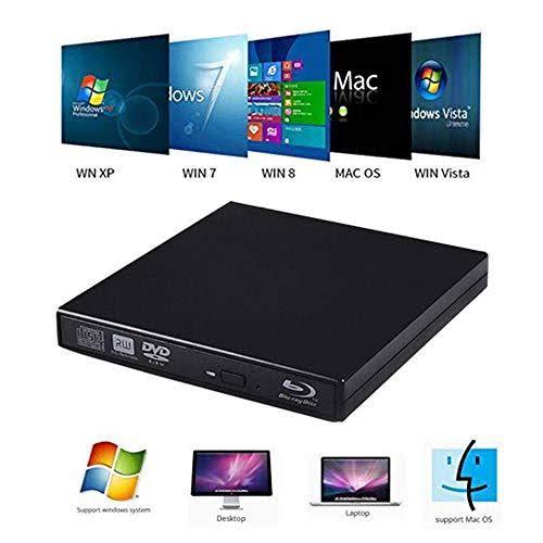 Epartsdom BLU-RAY Player External USB DVD RW Laptop Burner Drive