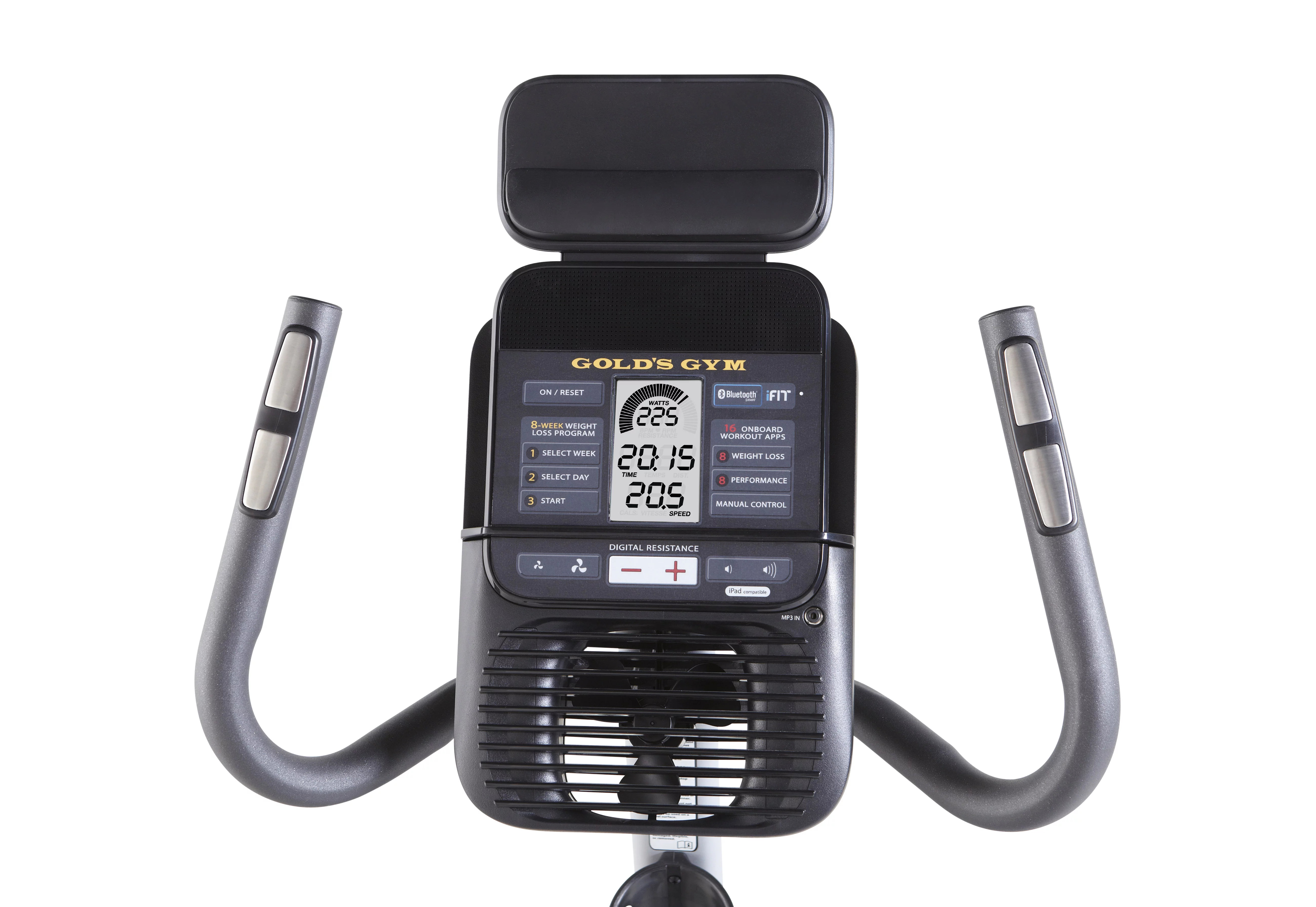 Gold's Gym Cycle Trainer 400 Ri Recumbent Exercise Bike, iFit Compatible