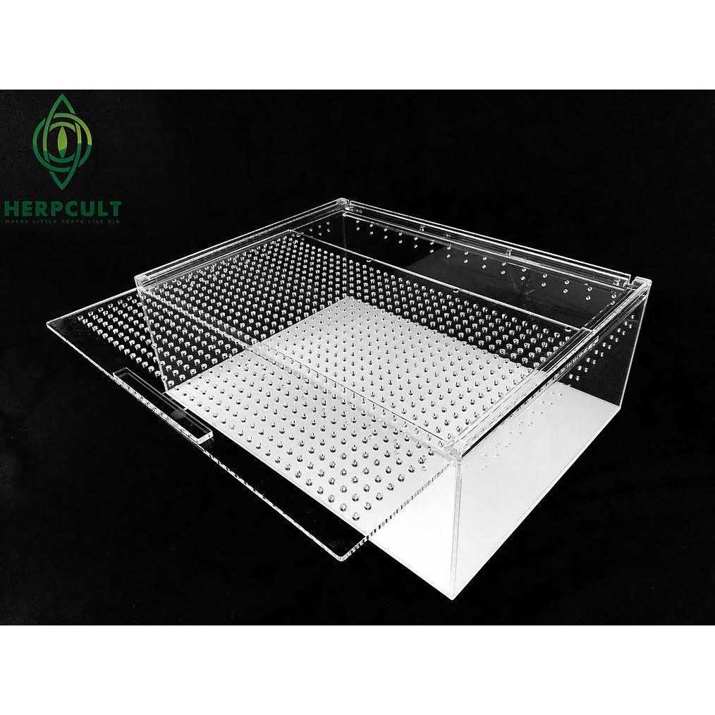 HerpCult Acrylic Terrarium Extra Large Flat YKL40A - Pet Supplies online store