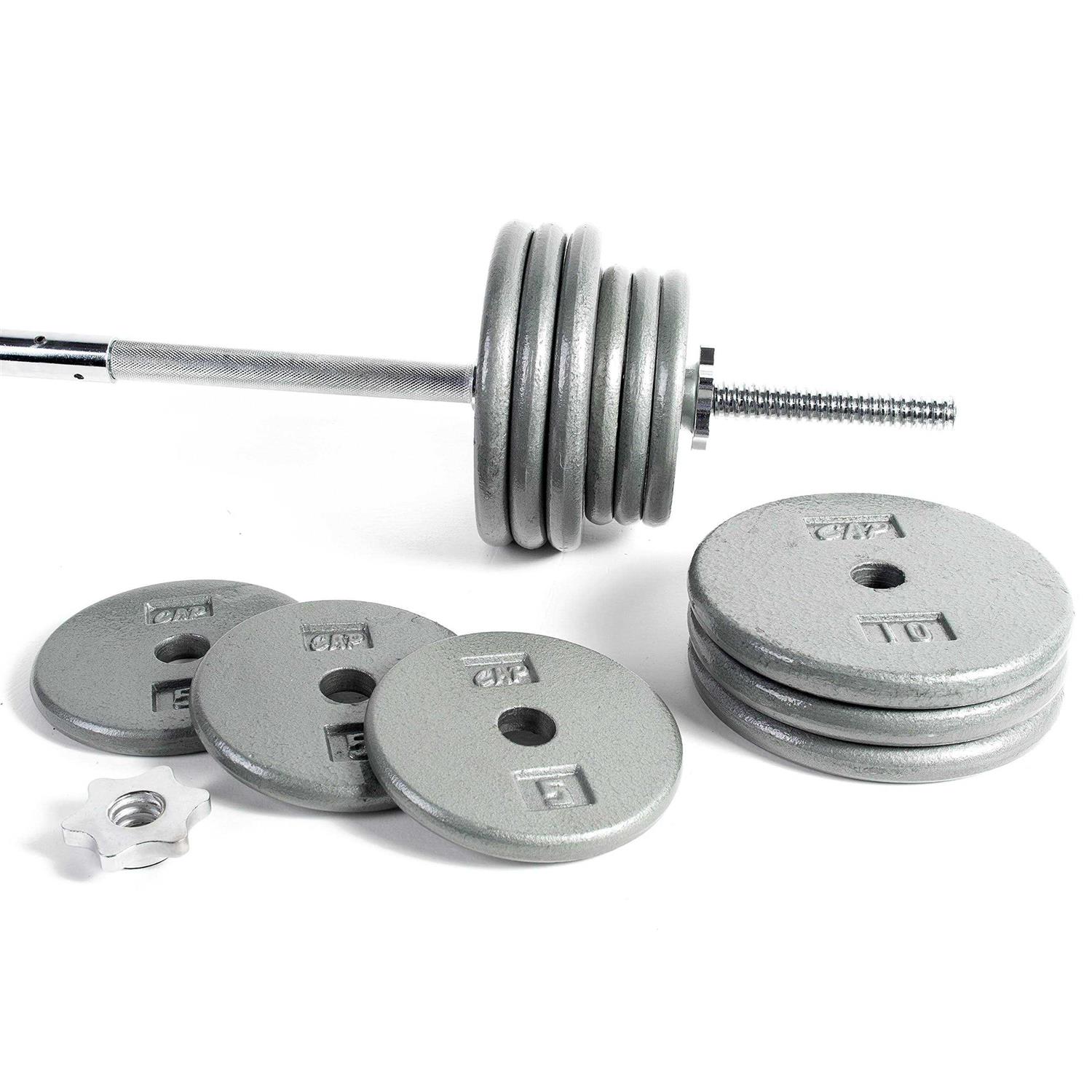 CAP Barbell Standard 1-Inch Barbell Weight Set - Sports Supplies Online Store