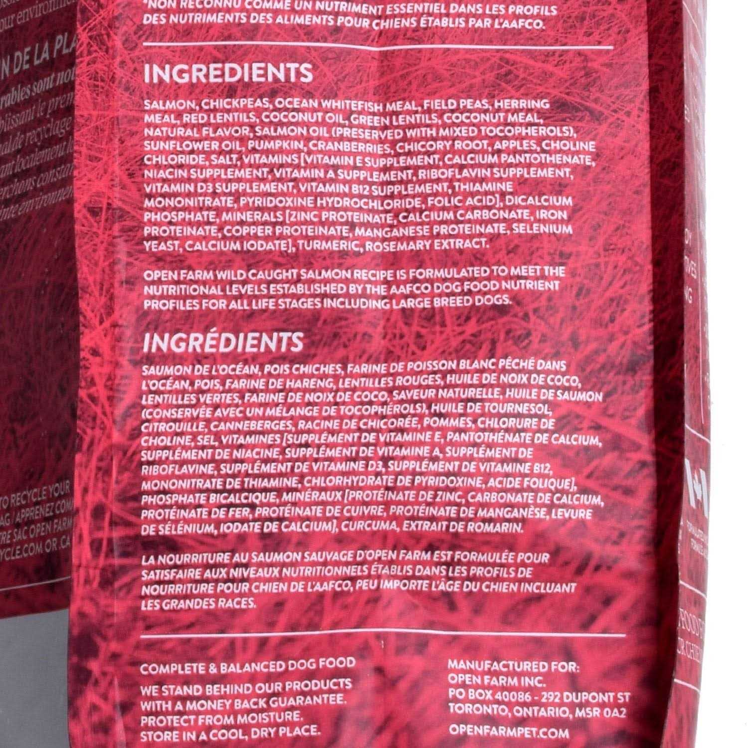 Open Farm Grain-Free Wild-Caught Salmon Dry Dog Food - Pet Supplies online store