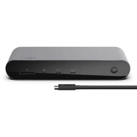 Belkin Thunderbolt 4 Docking Station, USB-C Hub Docking Station for MacBook & Window w/ 90W Power Delivery, Single 8K or Dual 4K Display