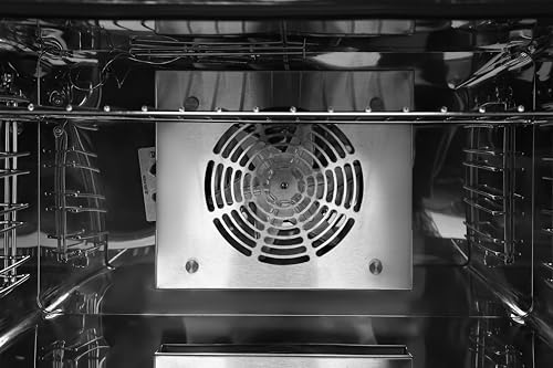 KoolMore 32 in. Commercial Countertop Convection Oven, Holds Full Size Pans, 4 Racks and 3500W of Power, 240V in Stainless-Steel