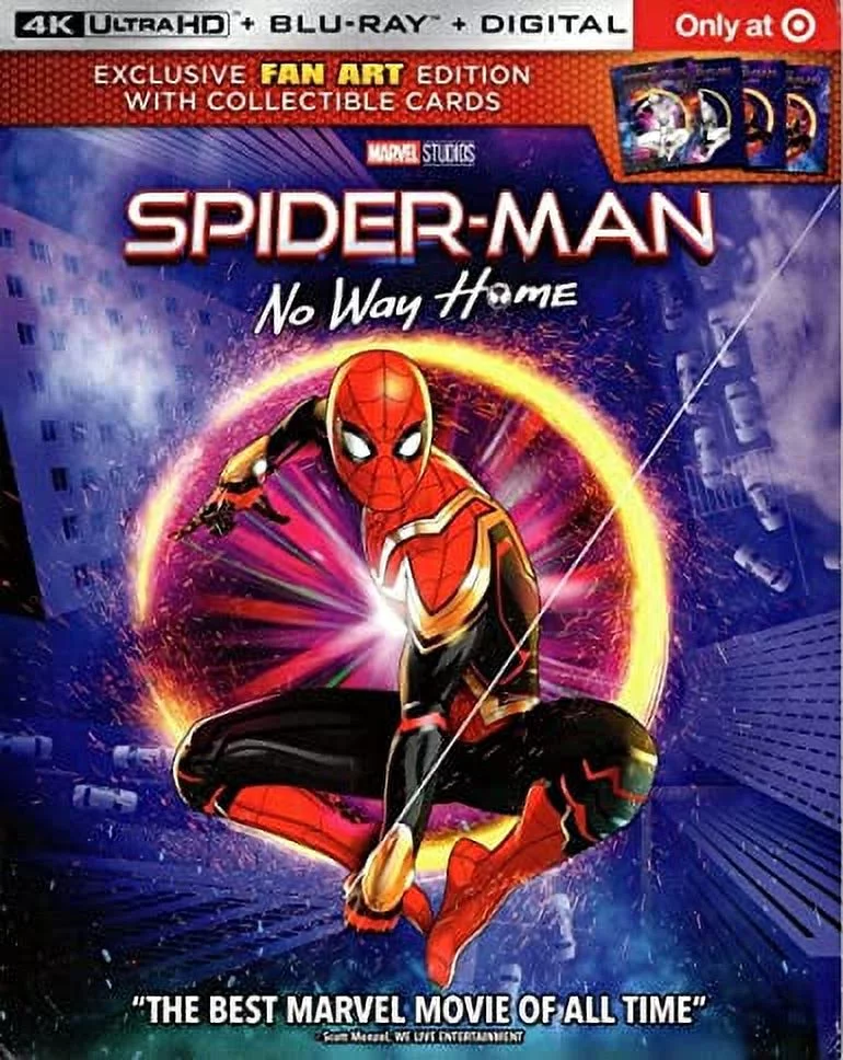New Spider-Man: No Way Home with Collectible Cards (4K / Blu-ray + Digital) - Curated Treasures Market