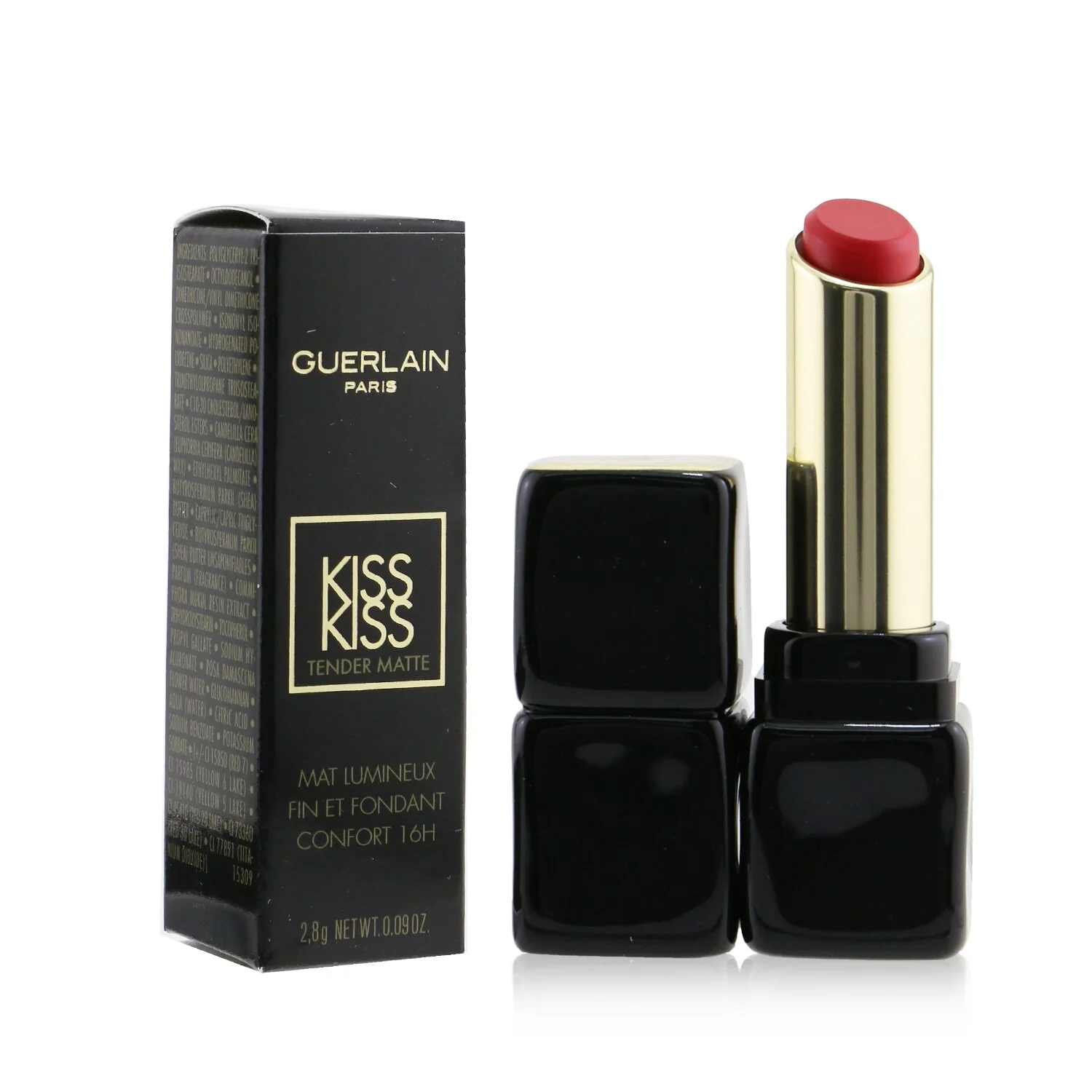 Guerlain Kisskiss Tender Matte Lipstick - # 940 My Rouge  2.8g/0.09oz