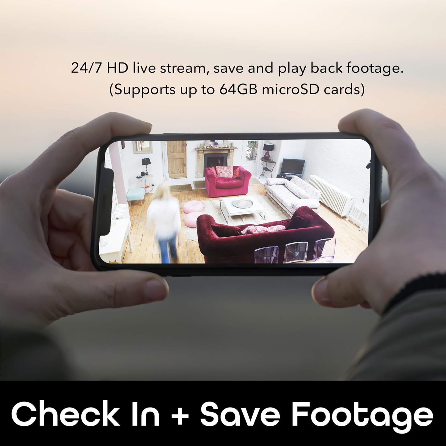 Geeni Aware 1080p HD Smart Camera – Indoor Home Security Camera – No Hub Required – Motion Detection Camera – Smart Camera Works with Amazon Alexa