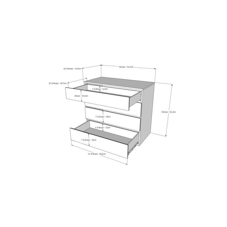 Nexera Orca 4 Piece Queen Size Bedroom Set Black u0026 White