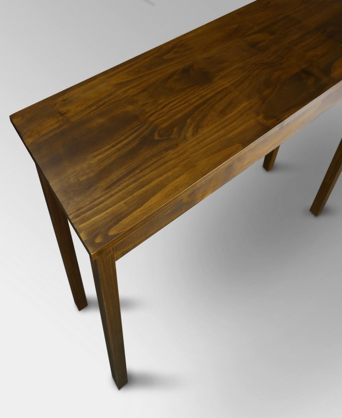 Casual Home Kennedy Console Table with Concealed Drawer, Concealment Furniture, Warm Brown