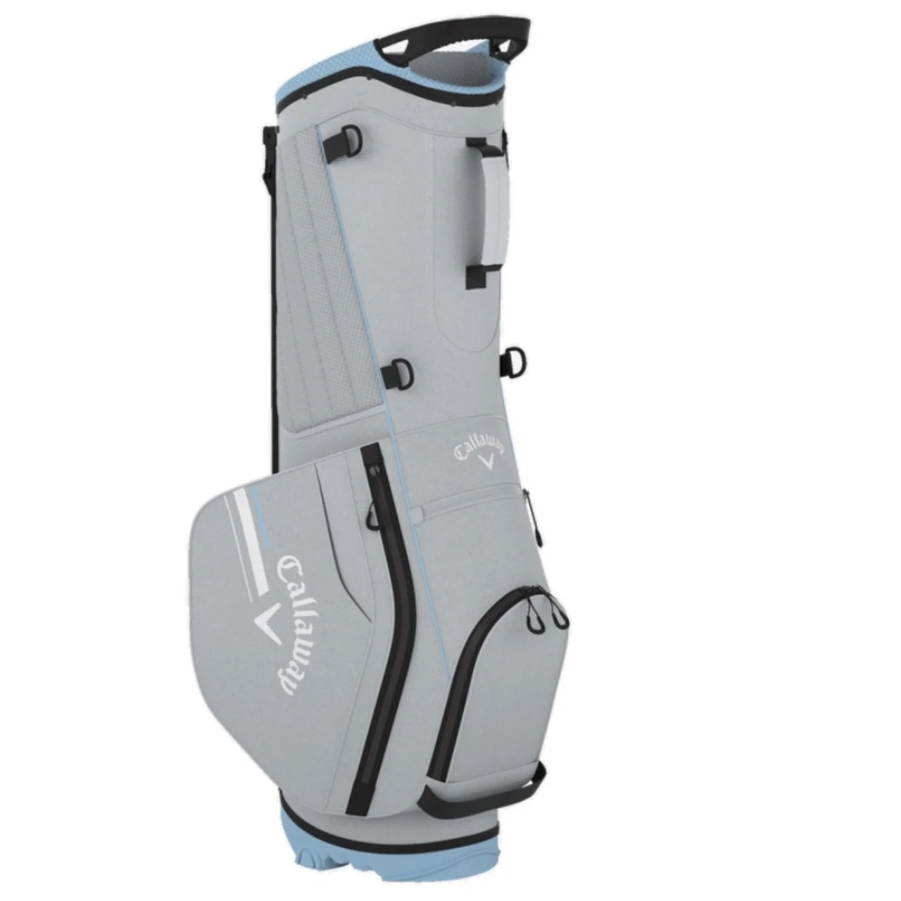 NEW Callaway Golf 2024 Chev Stand / Carry Bag 4-Way Top - Silver / Glacier - Curated Treasures Market