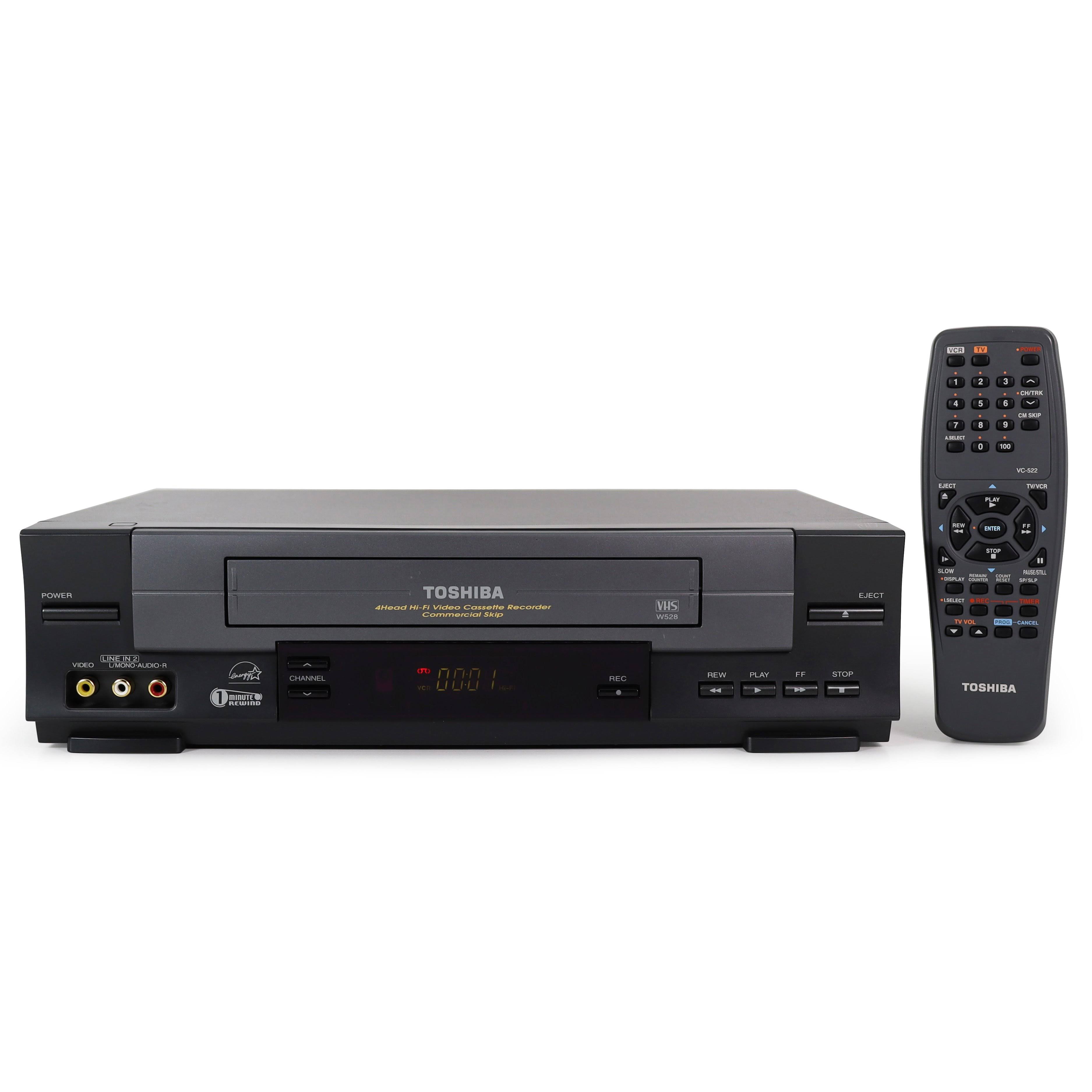 Toshiba W-528 4-Head Hi-Fi Video Cassette Recorder