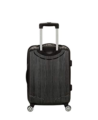 Rockland Melbourne Hardside Expandable Luggage with Spinner Wheels, 2TONENAVY, 2 Piece (20/28)