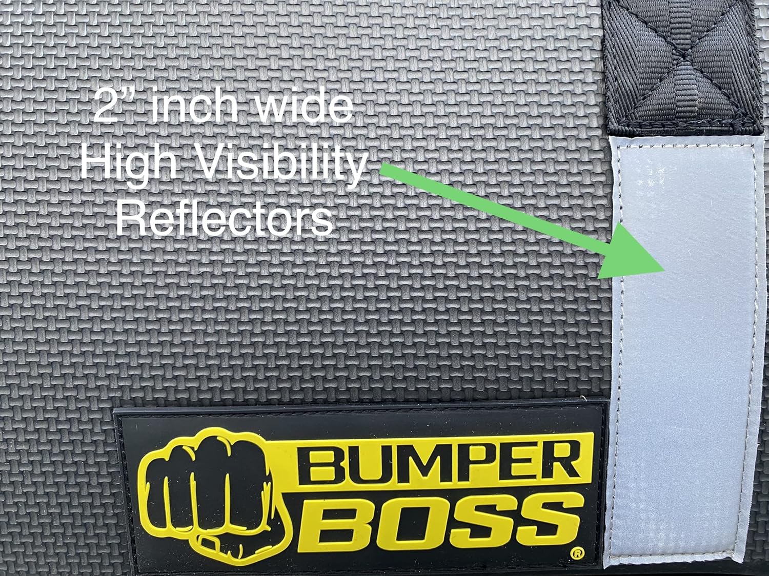 BumperBoss Bumper Guard - New & Upgraded Front and Rear Bumper Protector for Cars and SUVs (74” Wide x 6” Tall) Pack of 2