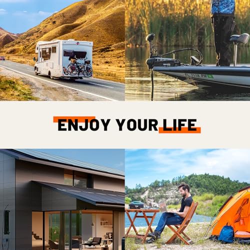 12V 100Ah BCI Group 24 LiFePO4 Battery, Built in 100A BMS, Max. 15000 Deep Cycle Lithium Rechargeable Battery for RV, Trolling Motor, Camping, Marine