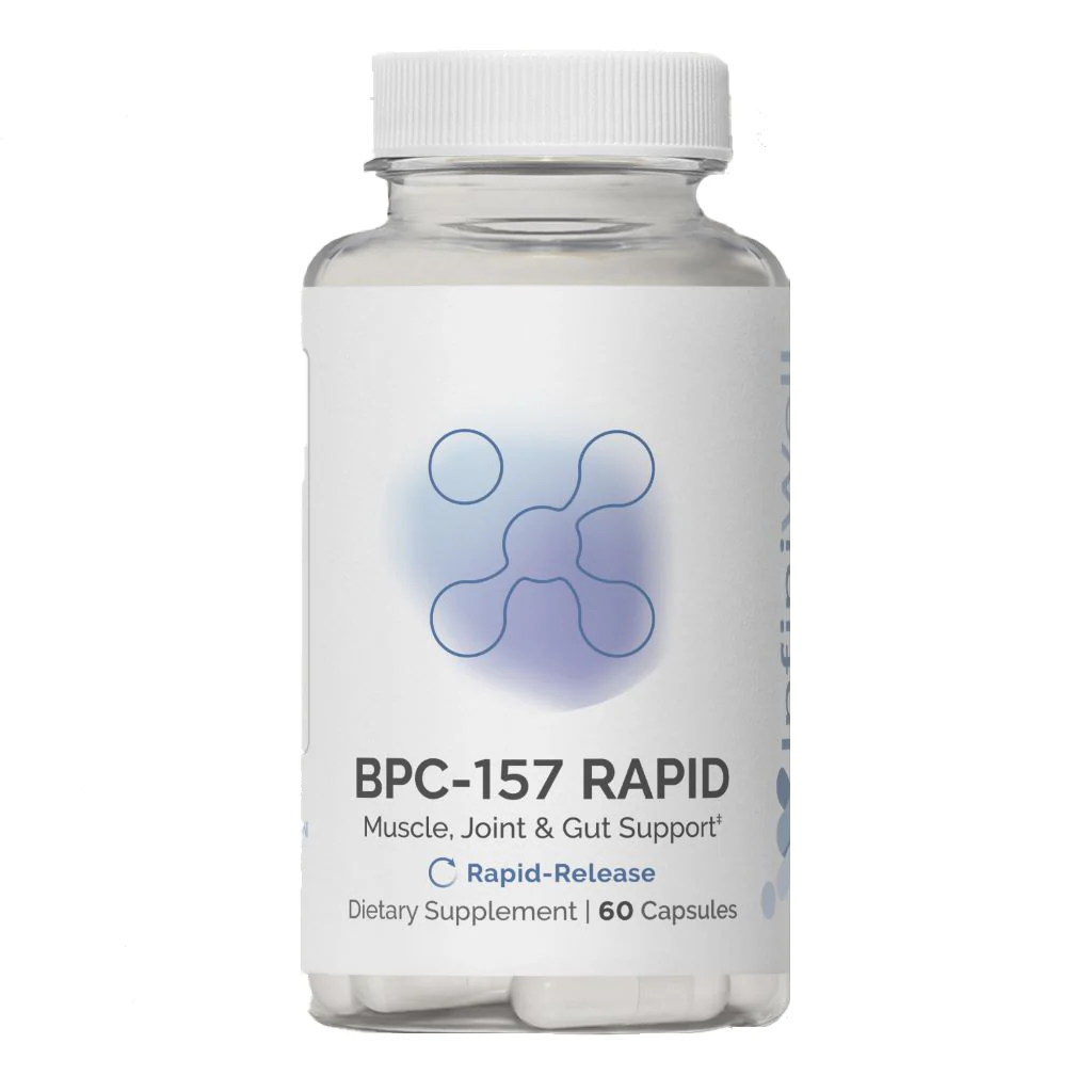 InfiniWell BPC-157 RAPID - 250MCG 60caps - Kansas Nuitrition - HNZSDS