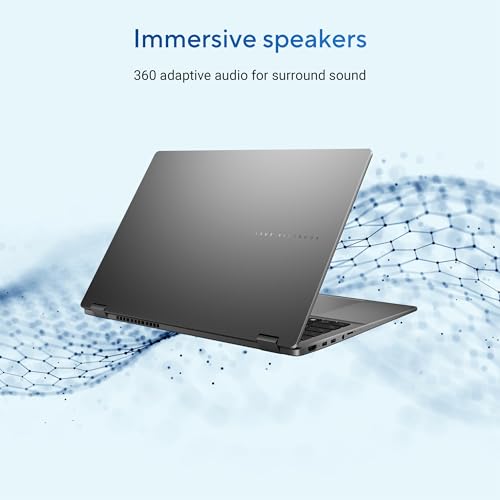 ASUS Vivobook 16 Flip Laptop, Copilot+ PC, 16” OLED 3K 120Hz Touch Display, Intel® Core™ Ultra 7 256V, Intel® Arc™ Graphics, 16GB Memory, 512GB SSD