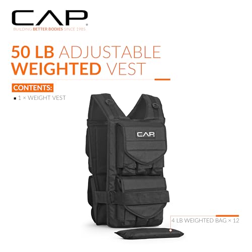 CAP Barbell Adjustable Weighted Vest | Various Sizes