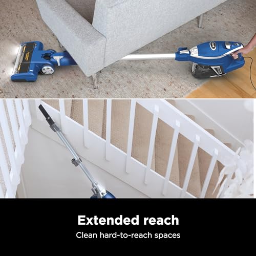 Shark HV322 Rocket Deluxe Pro Corded Stick Vacuum with LED Headlights, XL Dust Cup, Lightweight, Perfect for Pet Hair Pickup