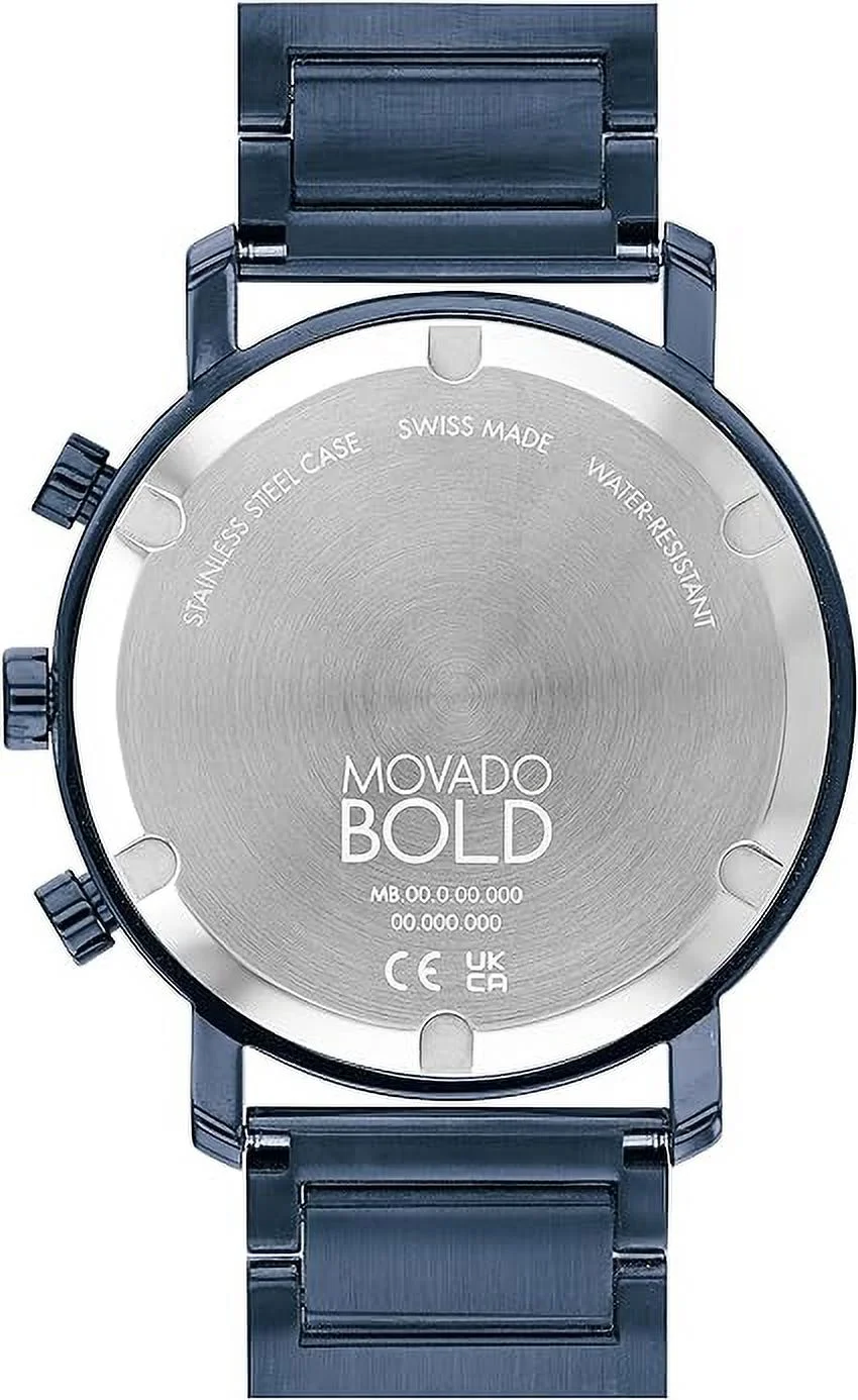 Movado Bold Evolution Chronograph Quartz Blue Dial Men's Watch 3600812