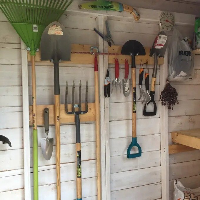 8.5ft wide x 4.5ft deep solid wood lean-to storage shed