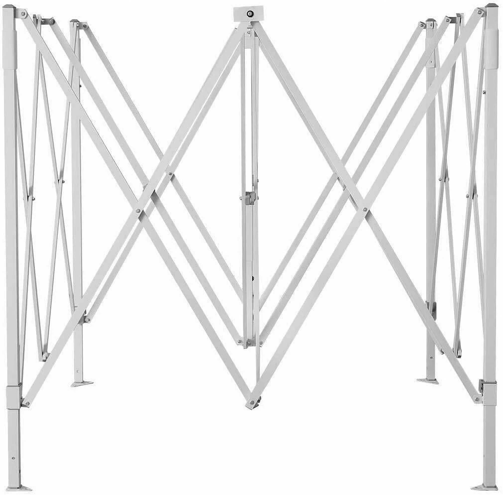 American Phoenix 10x10 ft White Canopy Tents Part Pop up Steel Frame Only Heavy Duty