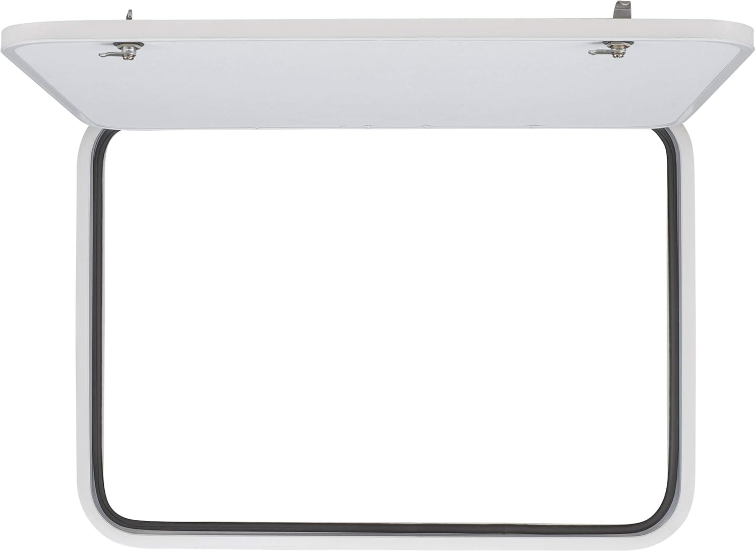RecPro RV Baggage Door 36 Wide x 24 High with Rounded Corners for RVs| Compartment Storage Doors with Top Hinge for Campers | Trailer Compartment