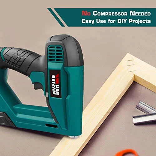 Brad Nailer, Neu Master NTC0060 Electric Nail Gun/Staple Gun for DIY Project of Upholstery, Carpentry and Woodworking, Including