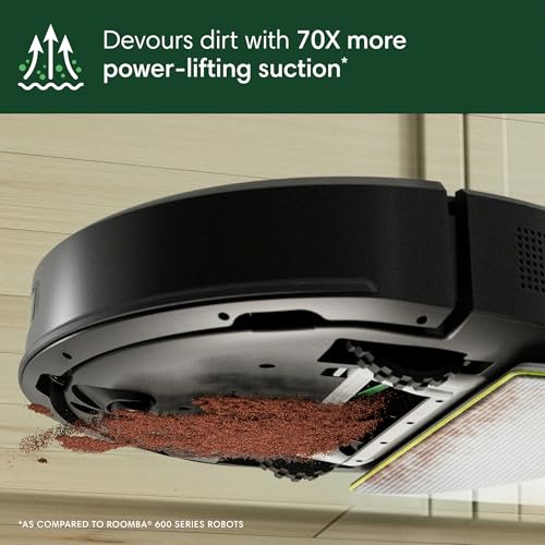 iRobot Roomba 104 Combo Robot Vacuum & Mop with AutoEmpty Dock - Amazon Exclusive, Self-Empties for 75 Days, Intense Power-Lifting Suction, LiDAR