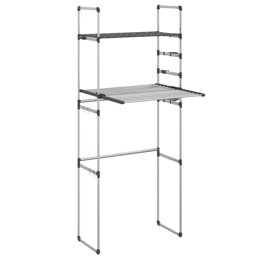 Anself Washing Machine Shelf 30.3"x20.5"x75.6" Aluminum