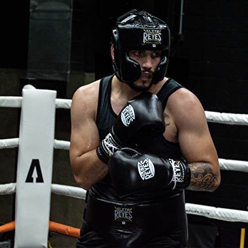 CLETO REYES Boxing Headgear with Cheek Protection for Men and Women, Protective Head Guard Face Saver, Sparring Fighting