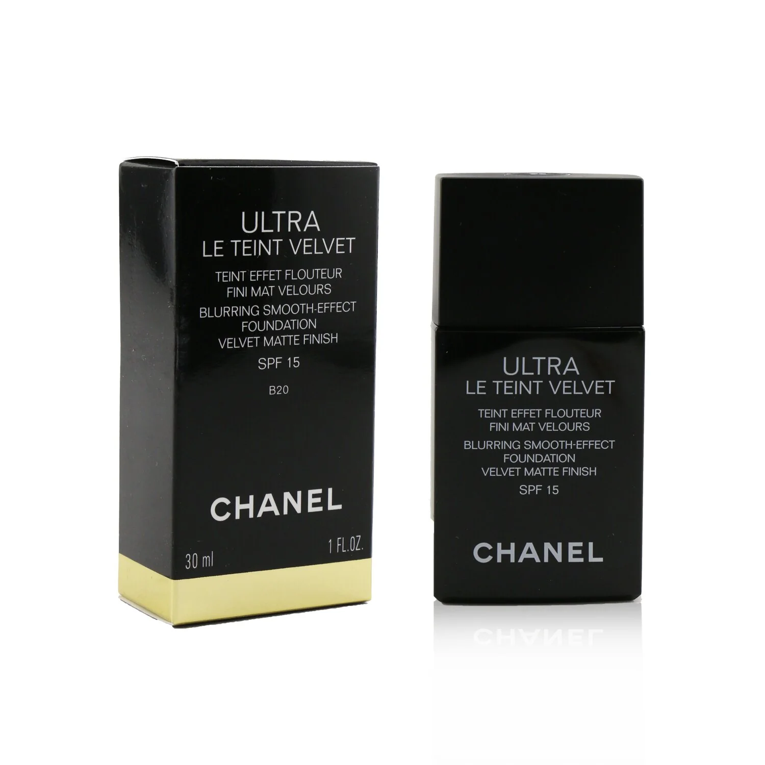 Chanel Ultra Le Teint Velvet Blurring Smooth Effect Foundation SPF 15 - # BR12 (Beige Rose) 30ml/1oz
