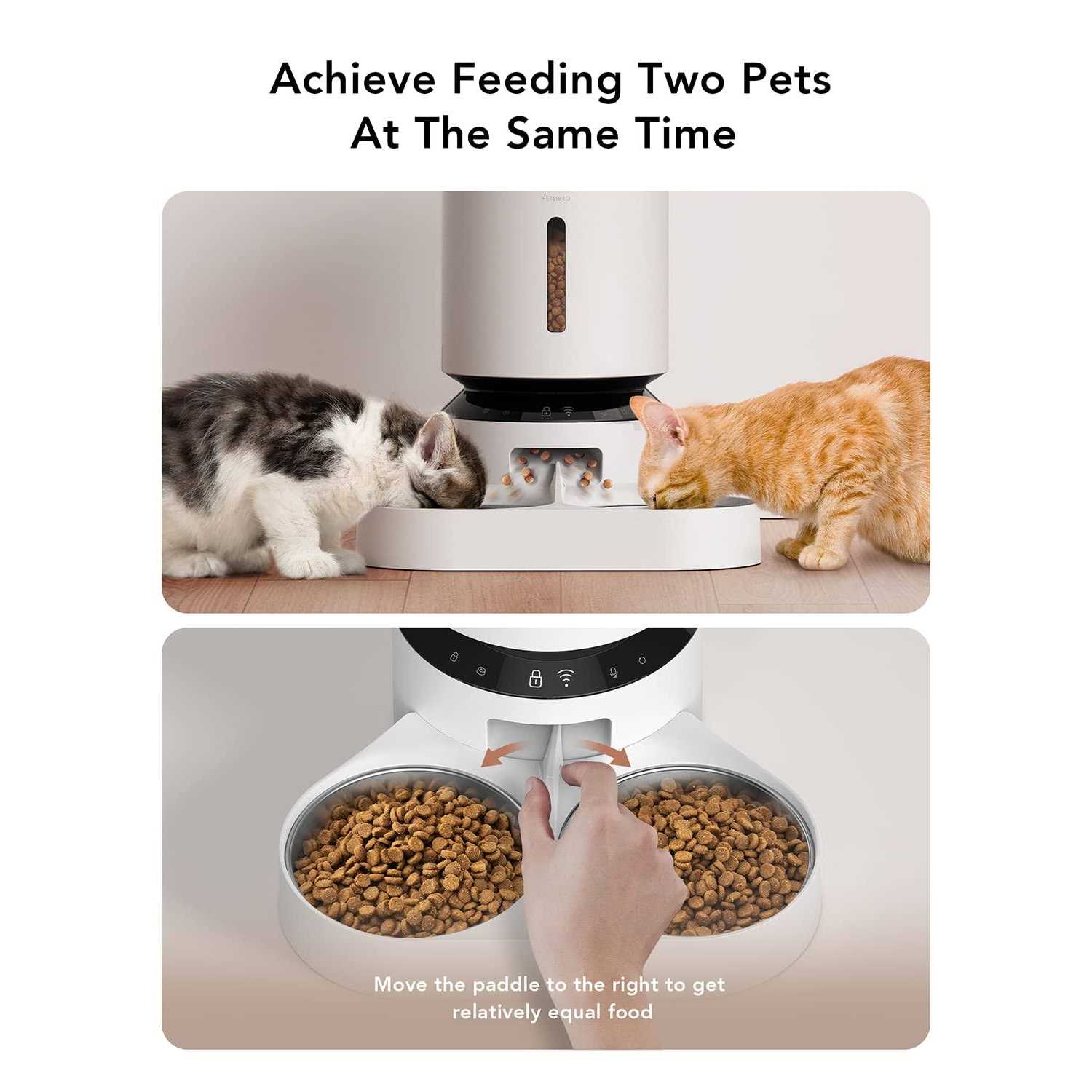 PETLIBRO Granary WIFI 2.4g &amp; 5G Automatic Two Cat &amp; Dog Feeder - Pet Supplies online store