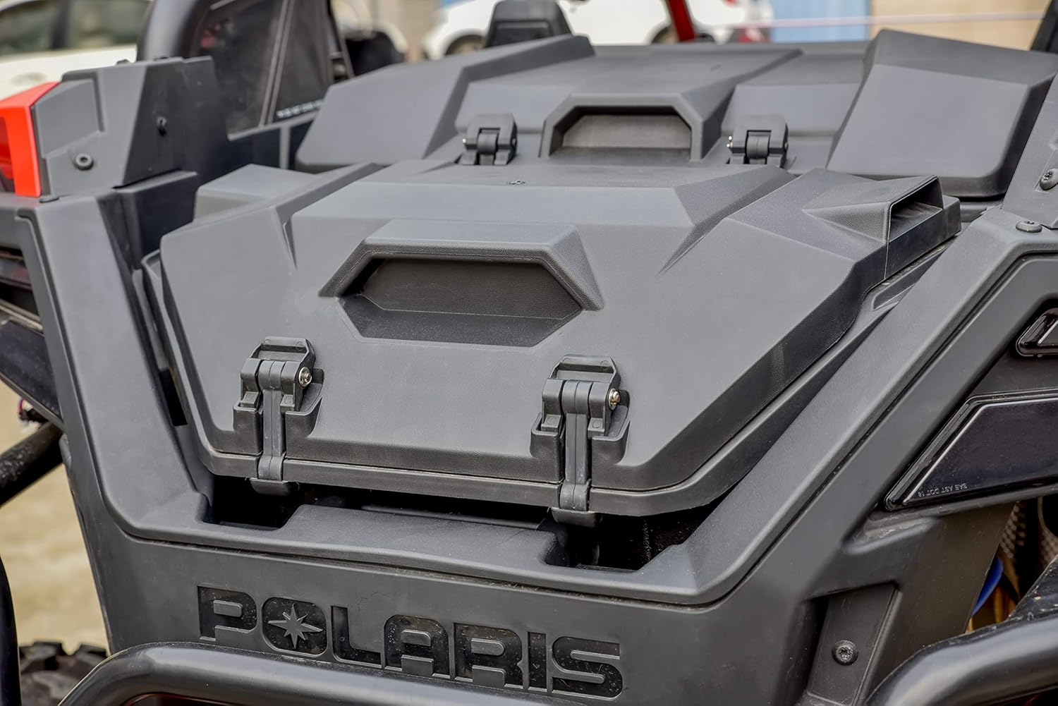SAUTVS UTV Rear Cargo Box for RZR PRO, Poly Water Resistant 42 QT Rear Cargo Storage Box for Polaris RZR PRO XP LE 4 2020-2021 Accessories