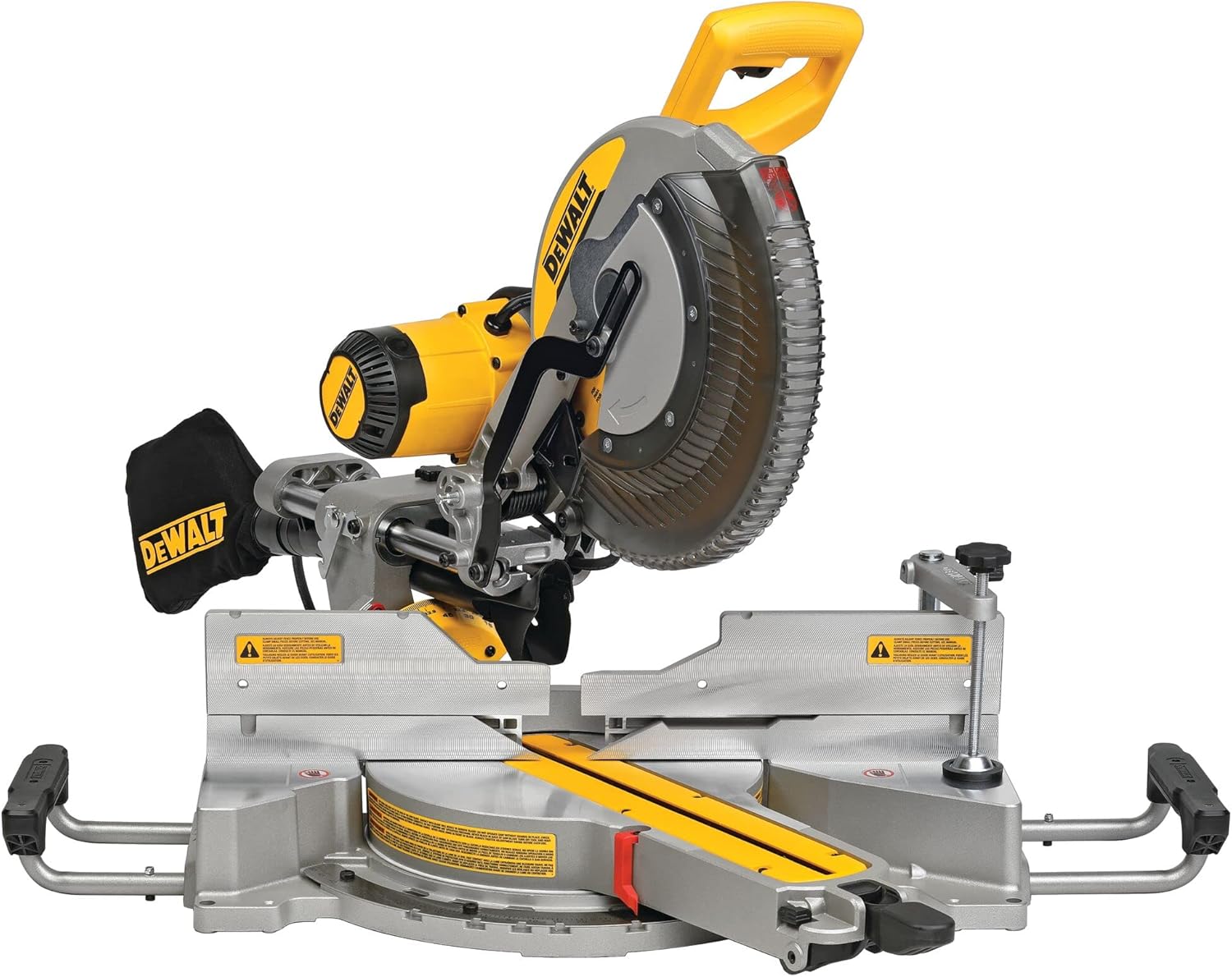 DEWALT 12-Inch Sliding Compound Miter Saw, Double Bevel (DWS780) , Black