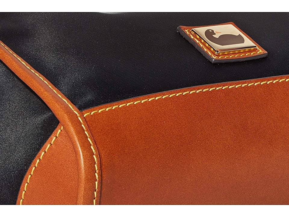 Dooney u0026 Bourke Wayfarer Camden Nylon Zip Crossbody - Black/Gold
