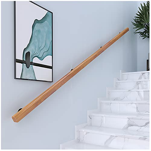 Wooden Handrails, 1-20ft Non-Slip Staircase Handrail, for Home Garden Corridor Lofts Kindergarten Guardrail Decking Railings