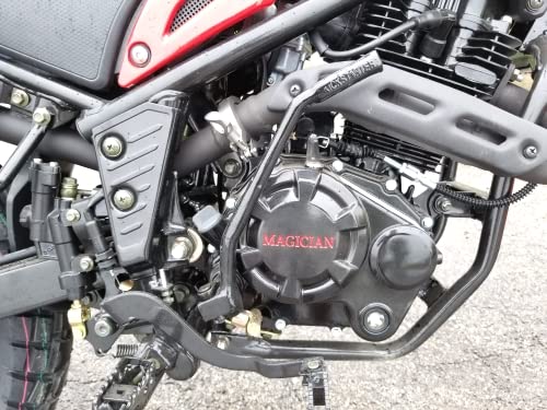 HHH 250cc Motorcycle Model RPS Magician 250cc Dual Sports Enduro 5 Speed Adult 250cc Scooter Motorcycle Street Bike (Black)