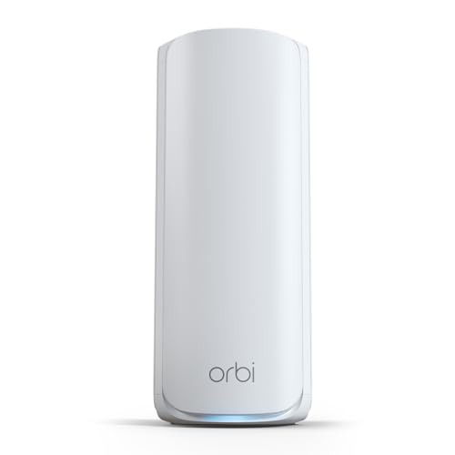 NETGEAR Orbi 770 Series Tri-Band WiFi 7 Mesh Network System (RBE773) - Router + 2 Satellite Extenders, Security Features, Up to 11Gbps