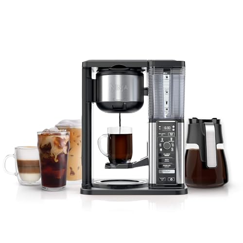 Ninja Hot & Iced XL Coffee Maker with Rapid Cold Brew, 4 Brew Styles, 8 Sizes Small Cup to Travel Mug, Single-Serve Coffee Brewer, 12-Cup Carafe