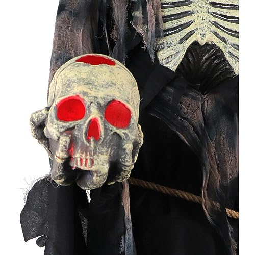 Haunted Hill Farm Motion-Activated 7.5-Ft. Tall Smoldering Ghoul