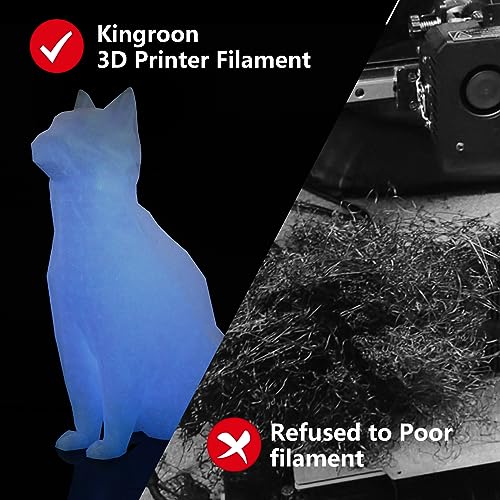 Kingroon Silk PLA Bundle 3D Printer Filament, Dimensional Accuracy +/- 0.03 mm, 10 kg Spool(22lbs)
