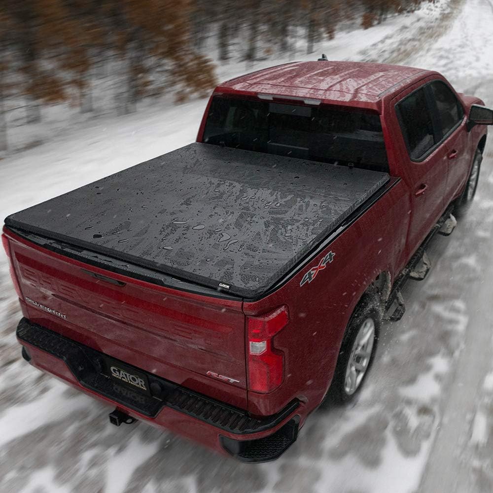 Gator ETX Soft Tri-Fold Truck Bed Tonneau Cover | 59701 | Fits 2020 - 2022 Jeep Gladiator (JT) w/o track rail 5' Bed (60")