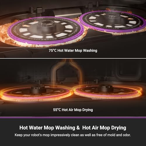 Eureka J15 Pro Ultra Robot Vacuum and Mop with Self Emptying Base, 16,200 Pa Suction, Flex-Arm Design Mop