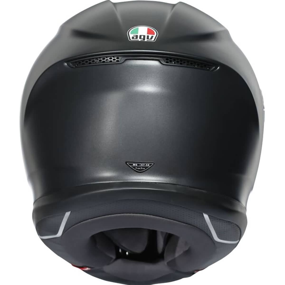 AGV K6 Helmet (Medium-Small) (Black)