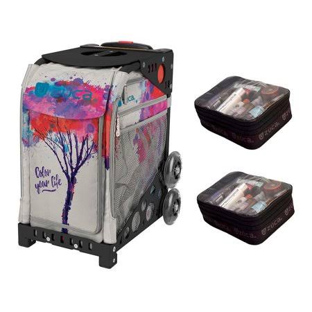 Zuca Sport Bag - Color Your Life with Gift 2 Small Utility Pouch, Pink