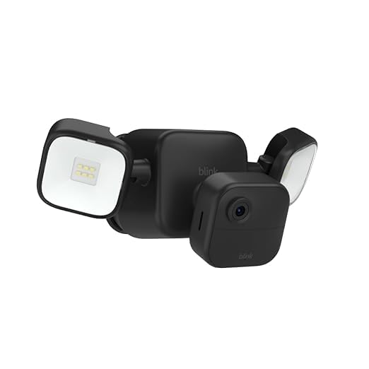 Blink Outdoor 4 Floodlight Camera (newest model), Wire-free smart security camera, 700 lumens, two-year battery life, HD live view