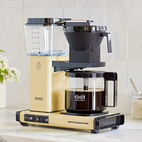 Technivorm Moccamaster 53941 KBGV Select 10-Cup Coffee Maker, Polished Silver, 40 ounce, 1.25l