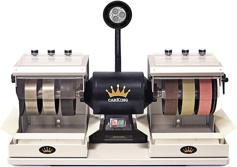 CabKing 6 Cabbing Machine | Lapidary Rock Grinder Polisher | Model CABKING-6V3