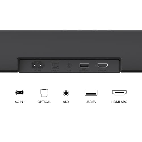 Hisense AX3100Q 3.1Ch Sound Bar with Wireless Subwoofer, Dolby Atmos, DTS:X, Bluetooth 5.3, Roku TV Ready, HDMI/AUX/ARC/Optical/USB, EzPlay, Ez UP