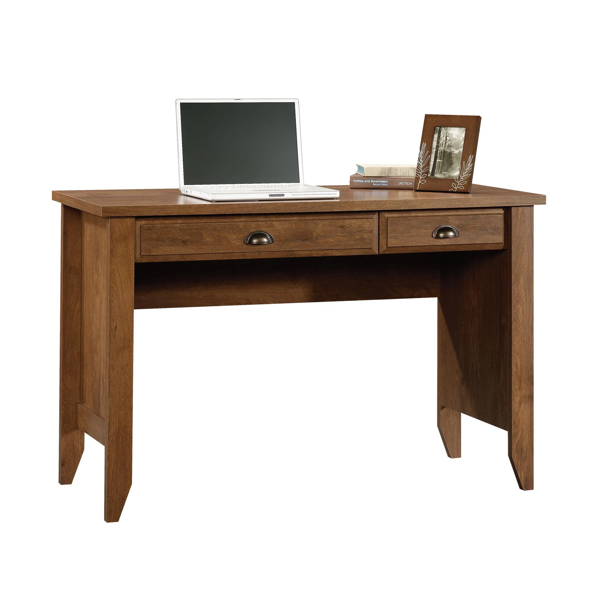 Sauder Shoal Creek Computer Desk, Oiled Oak Finish